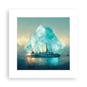 Affiche - Poster - Diamant arctique - 30x30 cm