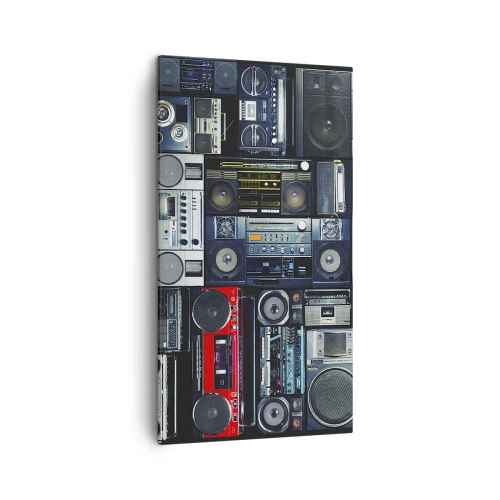 Impression sur toile - Image sur toile - Nostalgie des années 80 - 45x80 cm