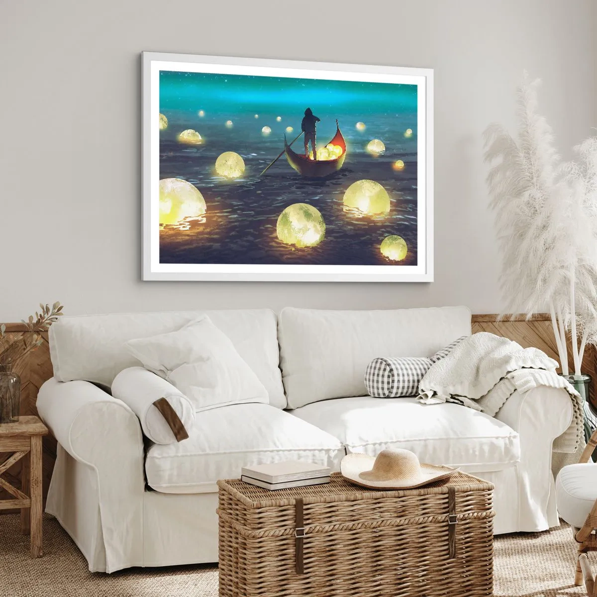 Affiche dans un cadre blanc - Poster - Des choses dont les philosophes n'ont jamais rêvé - 70x50 cm