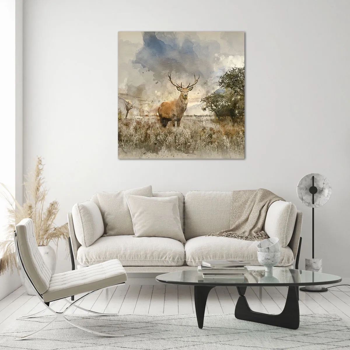 Impression sur verre - Image sur verre - Dignité - force - majesté - 60x60 cm