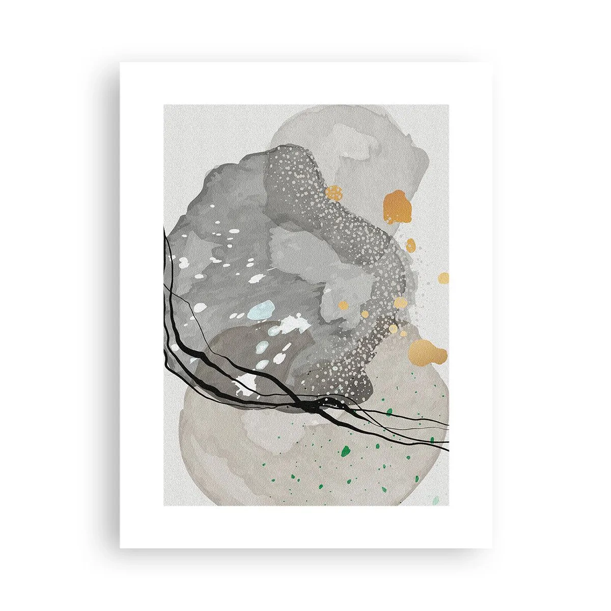 Affiche - Poster - Composition organique - 30x40 cm