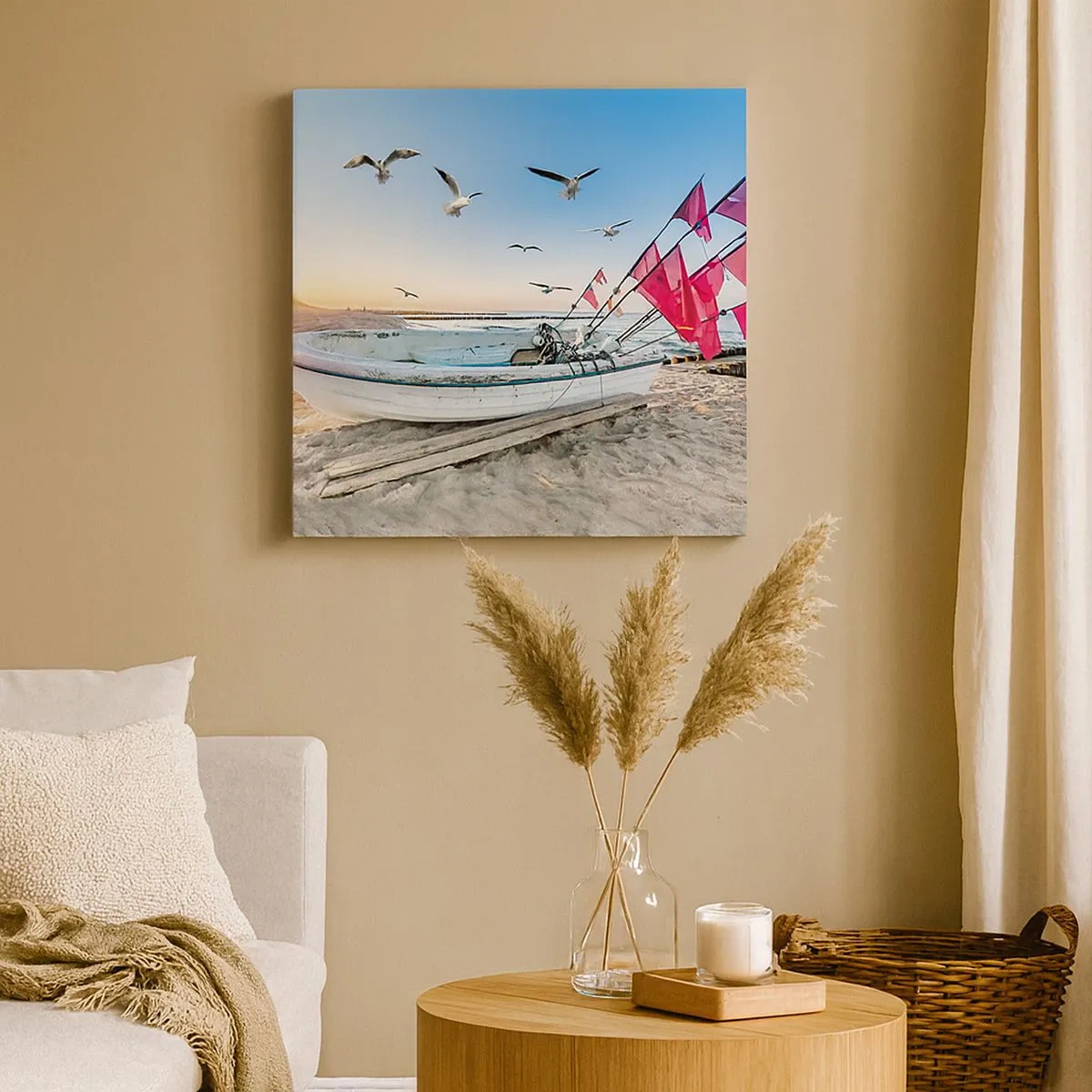 Impression sur toile - Image sur toile - Repos mérité - 30x30 cm