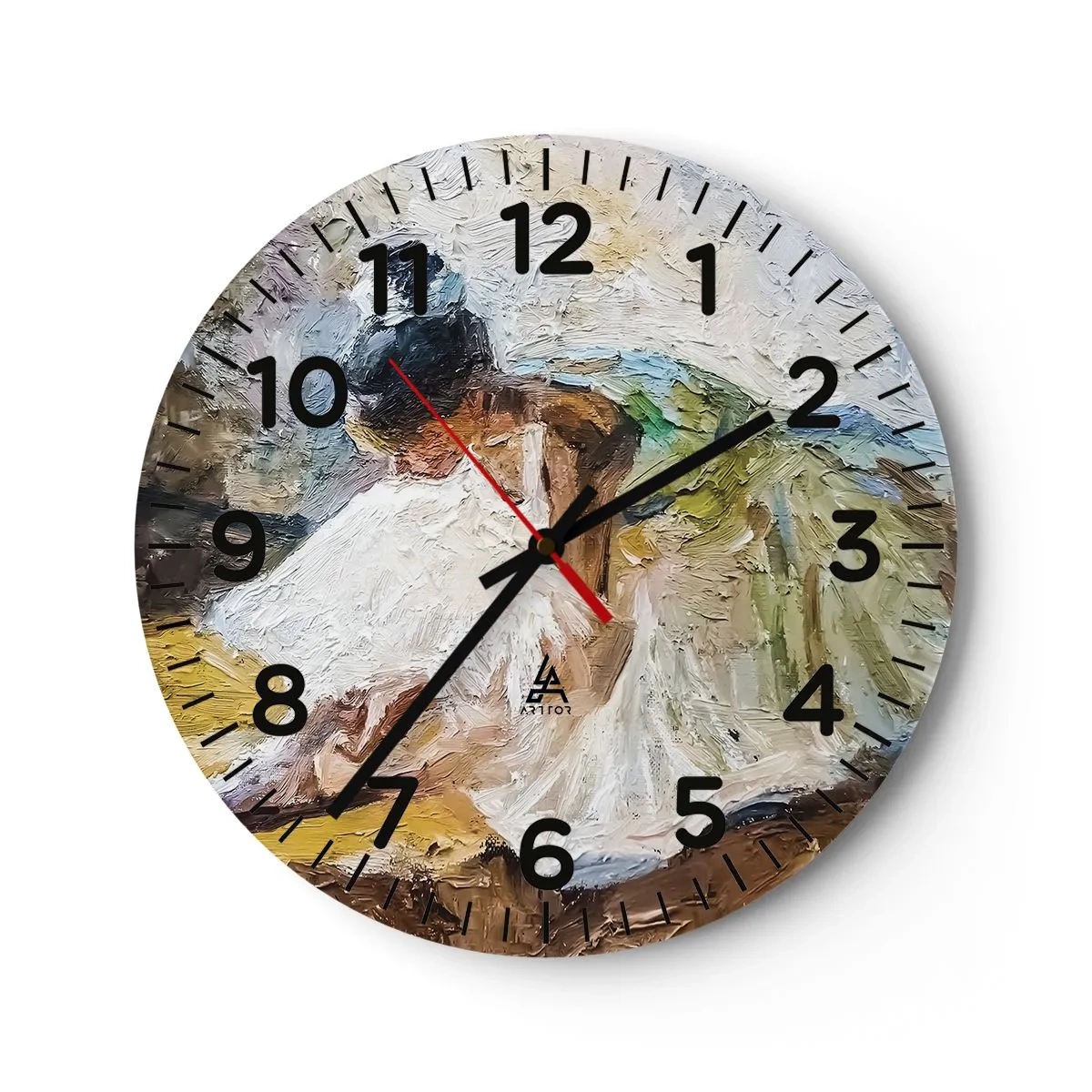 Horloge murale - Pendule murale - D'après un tableau de Degas - 40x40 cm