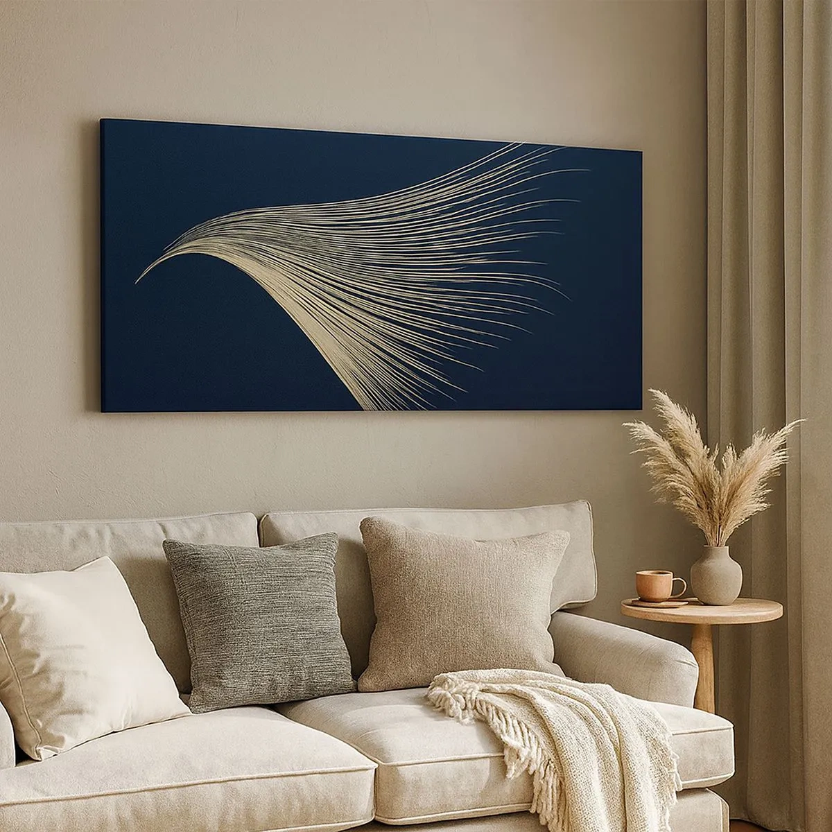 Impression sur toile - Image sur toile - Comme les cheveux d'un ange - 100x40 cm