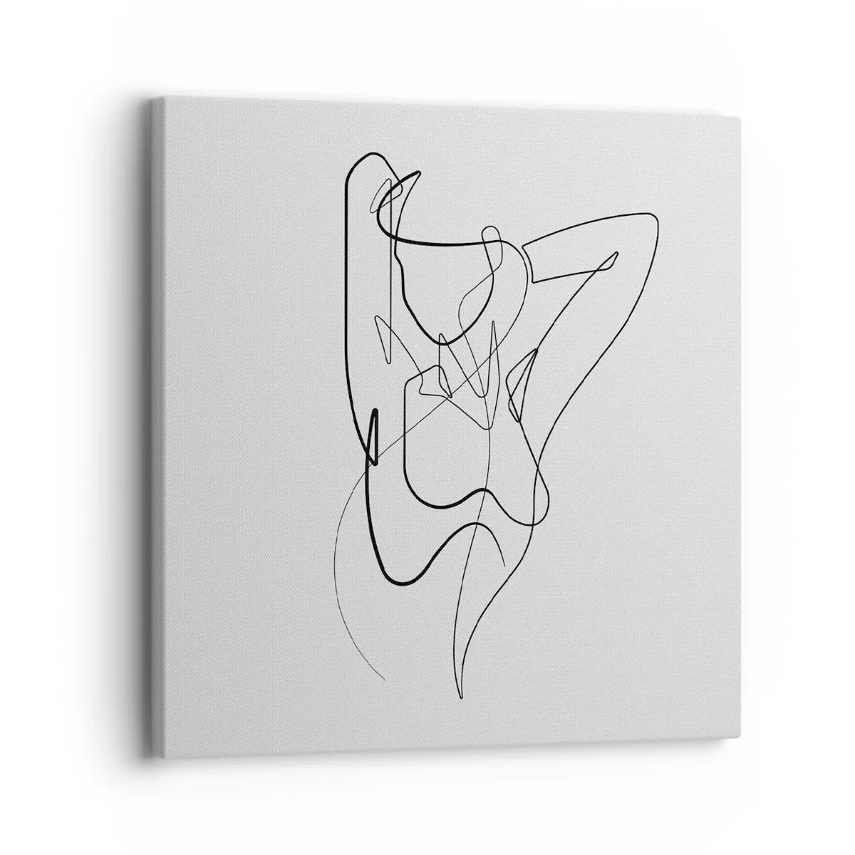 Impression sur toile - Image sur toile - Vraiment, tu es comme ça... - 30x30 cm