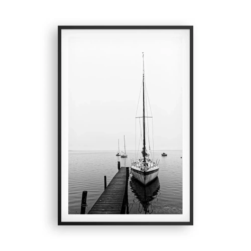 Affiche dans un cadre noir - Poster - Prêt pour la route - 61x91 cm