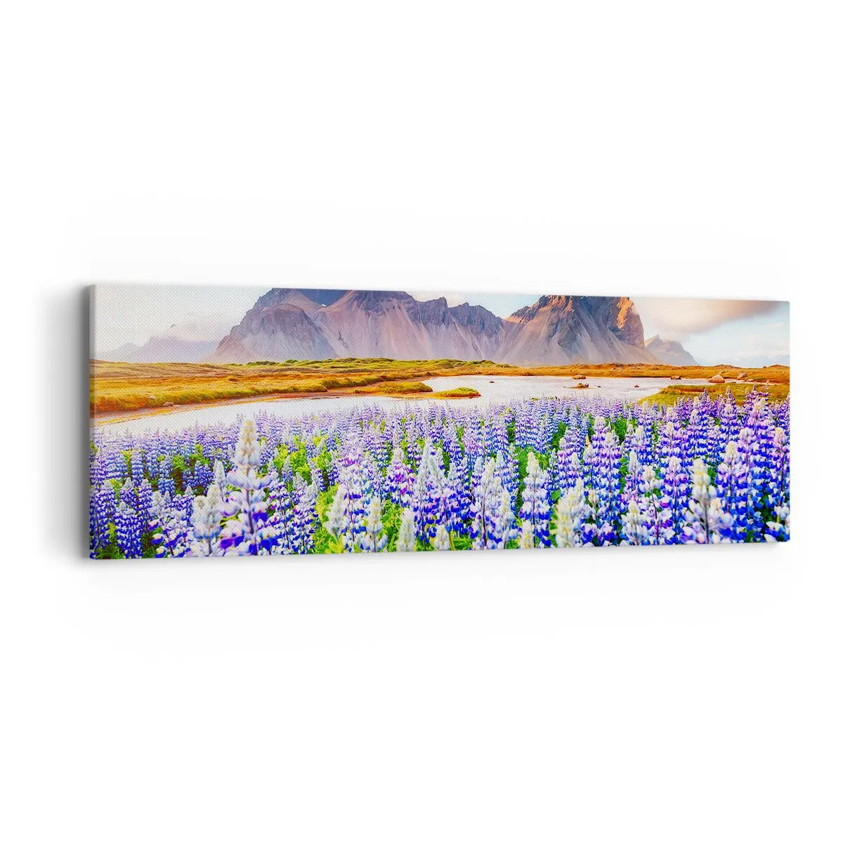 Impression sur toile - Image sur toile - La force et l'austérité côtoient la douceur - 90x30 cm