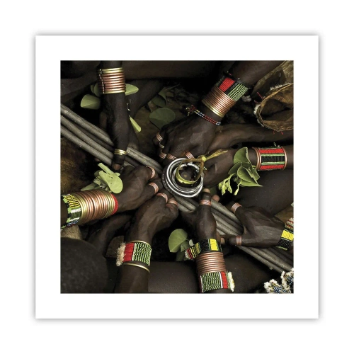 Affiche - Poster - Nous sommes ensemble - 40x40 cm