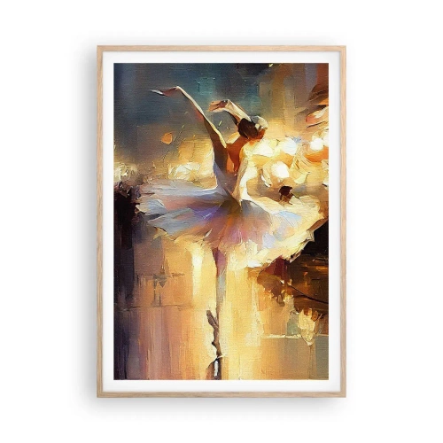 Affiche dans un chêne clair - Poster - Miracle dans la rue - 70x100 cm