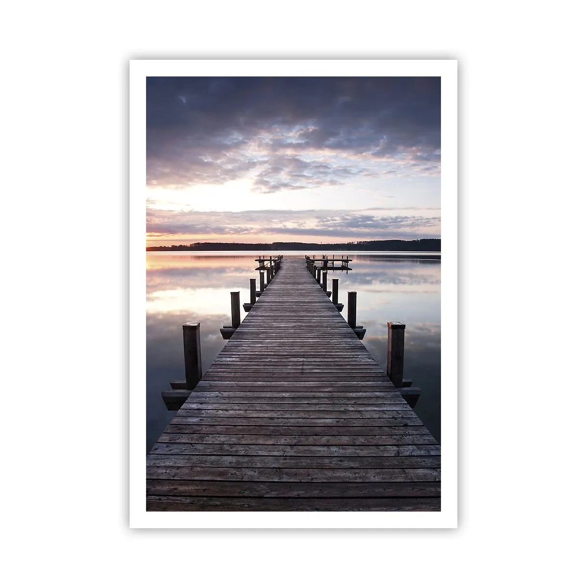 Affiche - Poster - Une frontière tranquille entre le jour et la nuit - 70x100 cm