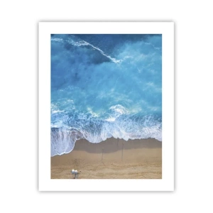 Affiche - Poster - La force du bleu - 40x50 cm