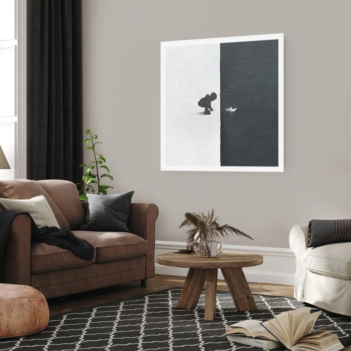 Affiche - Poster - Grande expédition - 30x30 cm