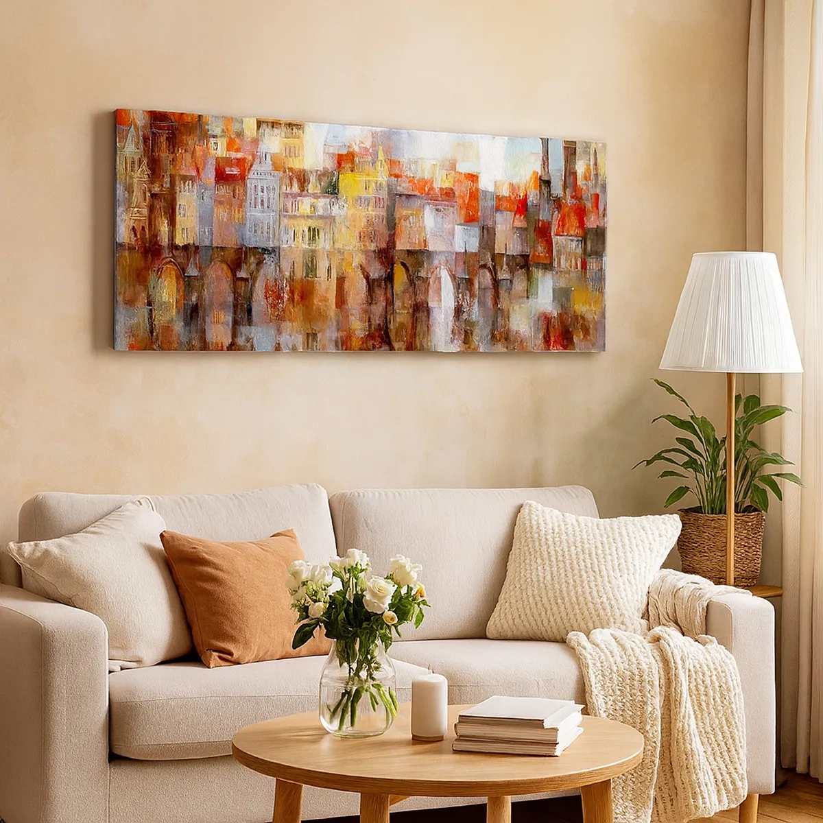 Impression sur toile - Image sur toile - C'est aussi beau sous le pont - 30x30 cm