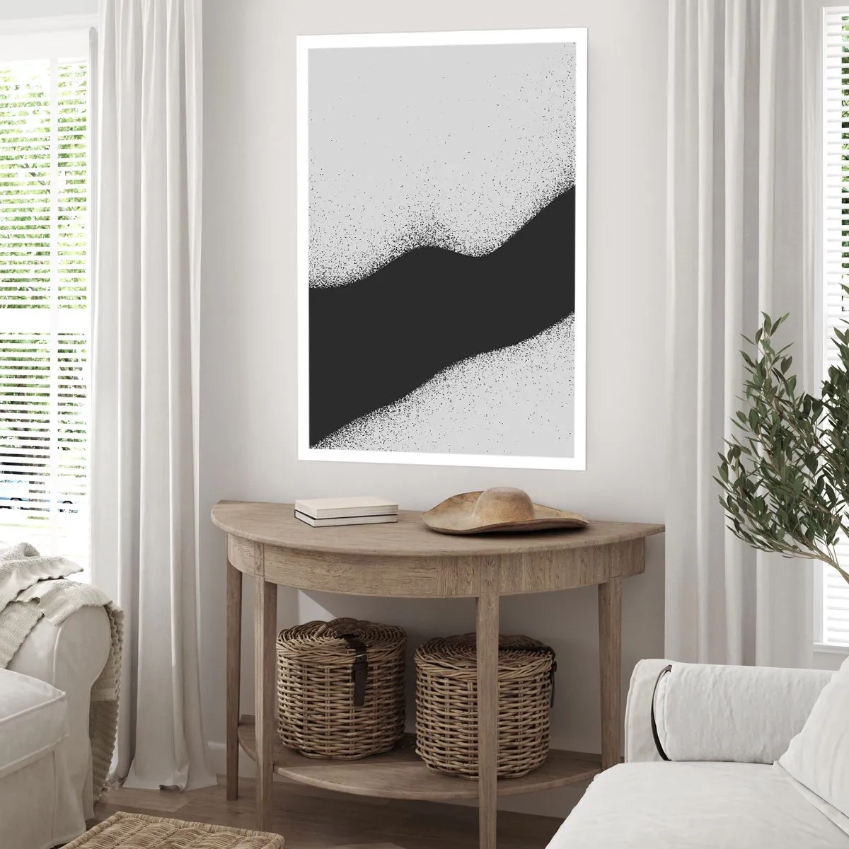 Affiche - Poster - Équilibre fluide - 61x91 cm
