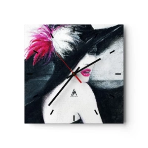 Horloge murale - Pendule murale - Toujours un secret - 40x40 cm