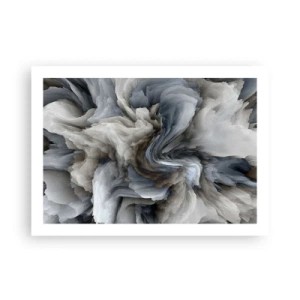 Affiche - Poster - Pierre et fleur - 70x50 cm