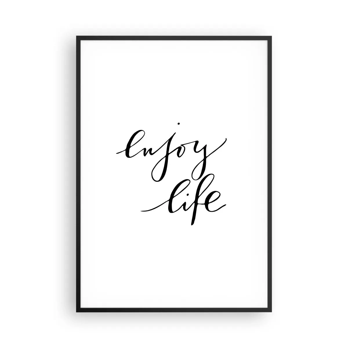 Affiche dans un cadre noir - Poster - Rien à ajouter.... - 70x100 cm