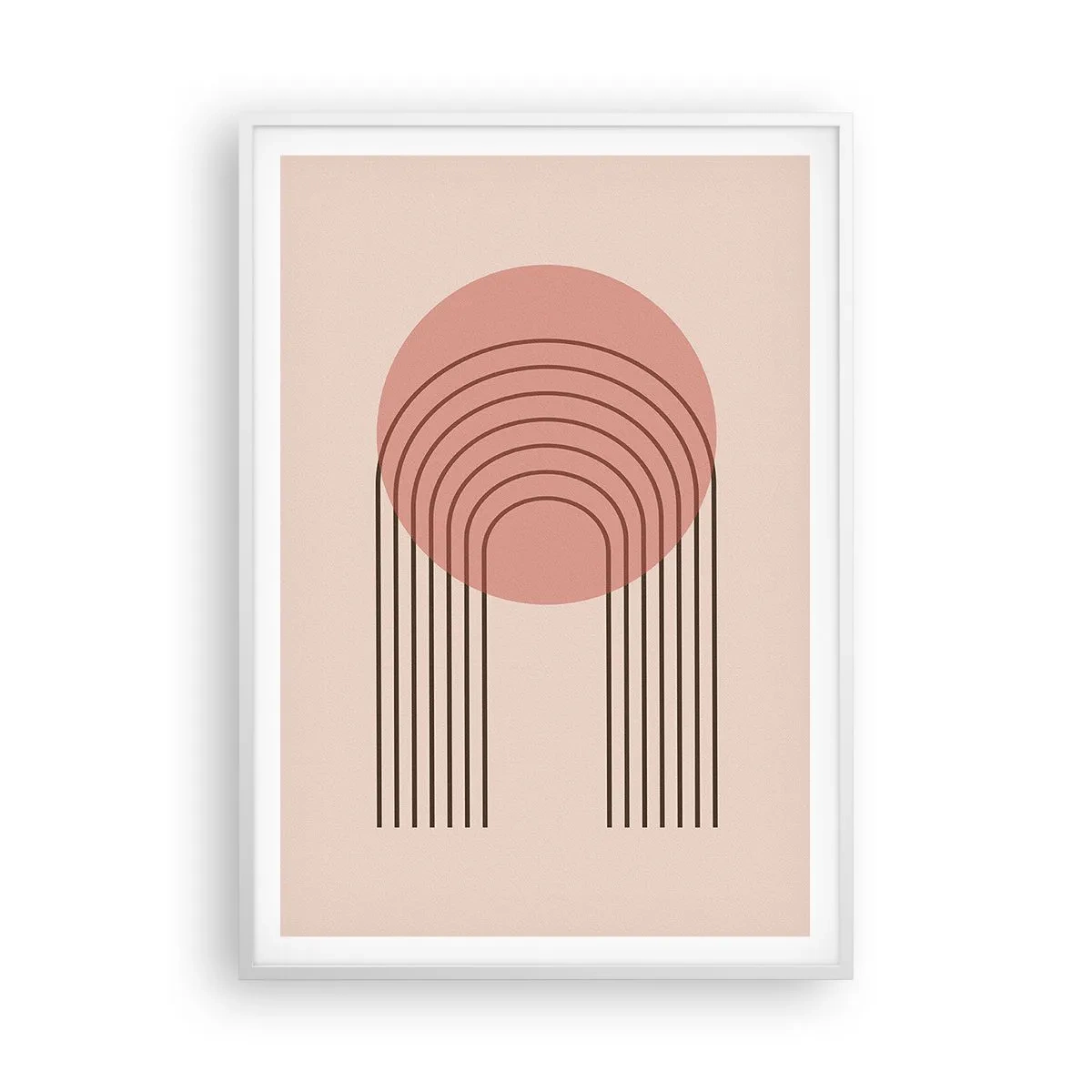 Affiche dans un cadre blanc - Poster - Attraction irrésistible - 70x100 cm