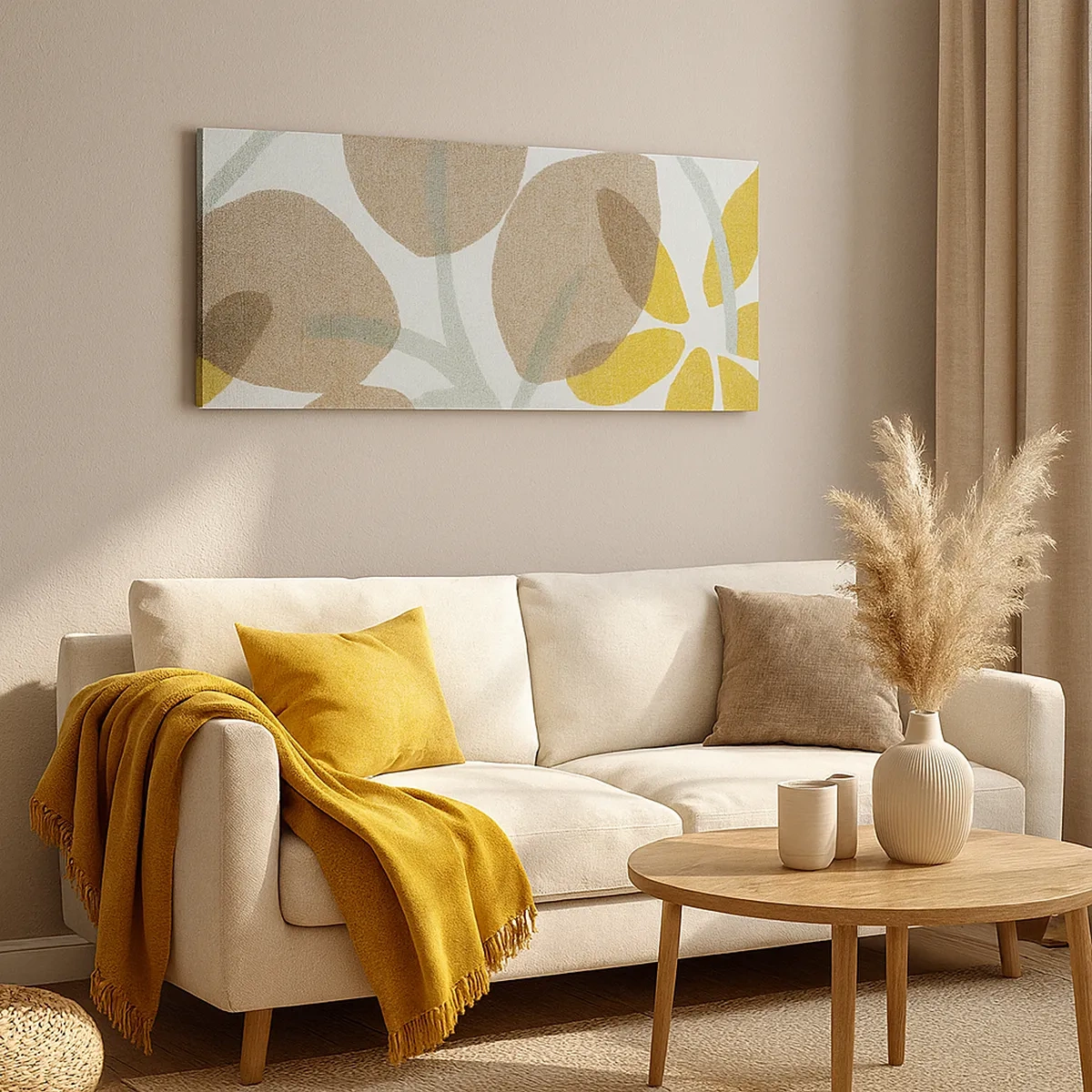 Impression sur toile - Image sur toile - Composition en plein soleil - 30x30 cm