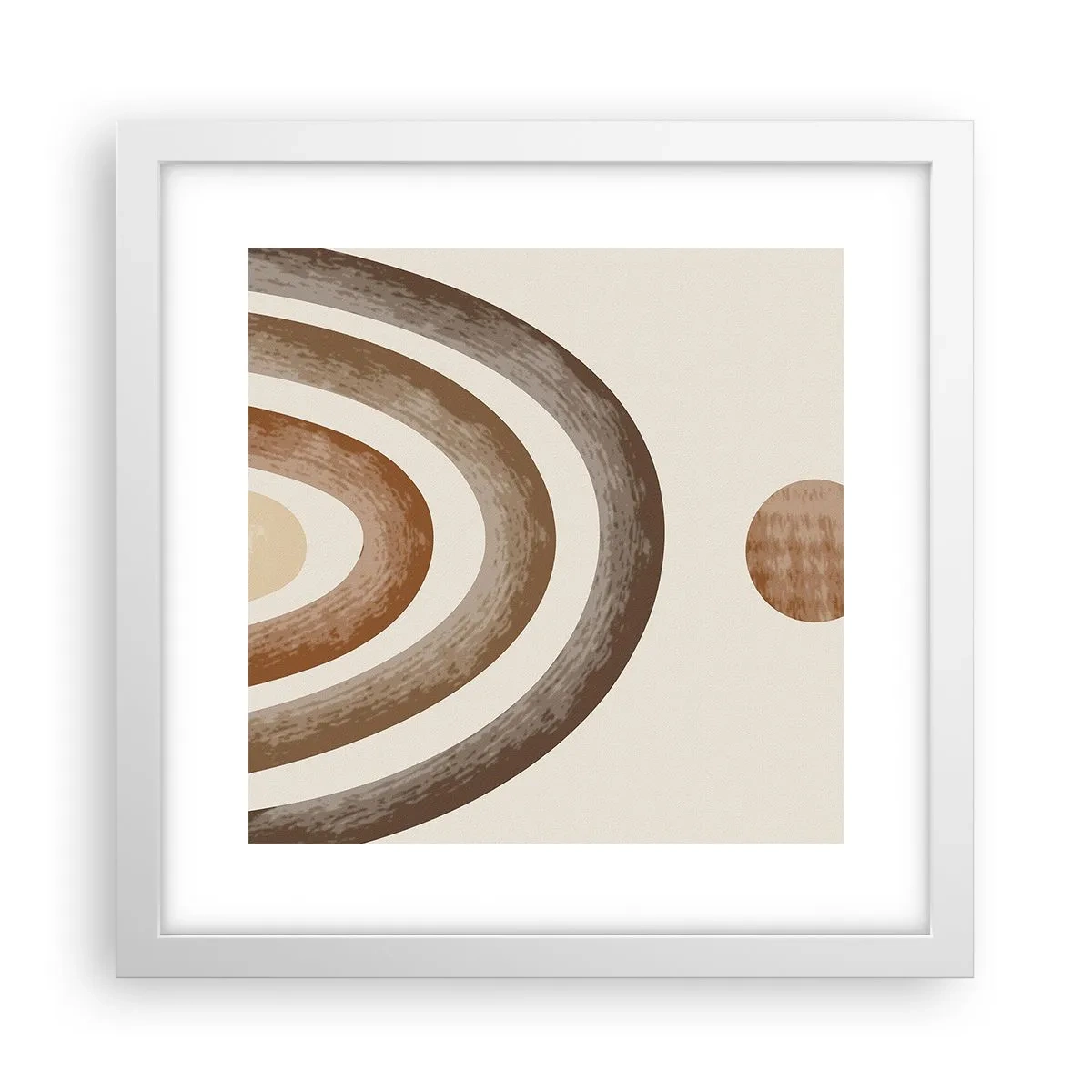 Affiche dans un cadre blanc - Poster - Dans une galaxie lointaine - 30x30 cm