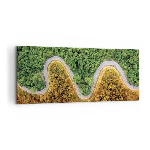 Impression sur toile - Image sur toile - Frontieres et differences - 100x40 cm