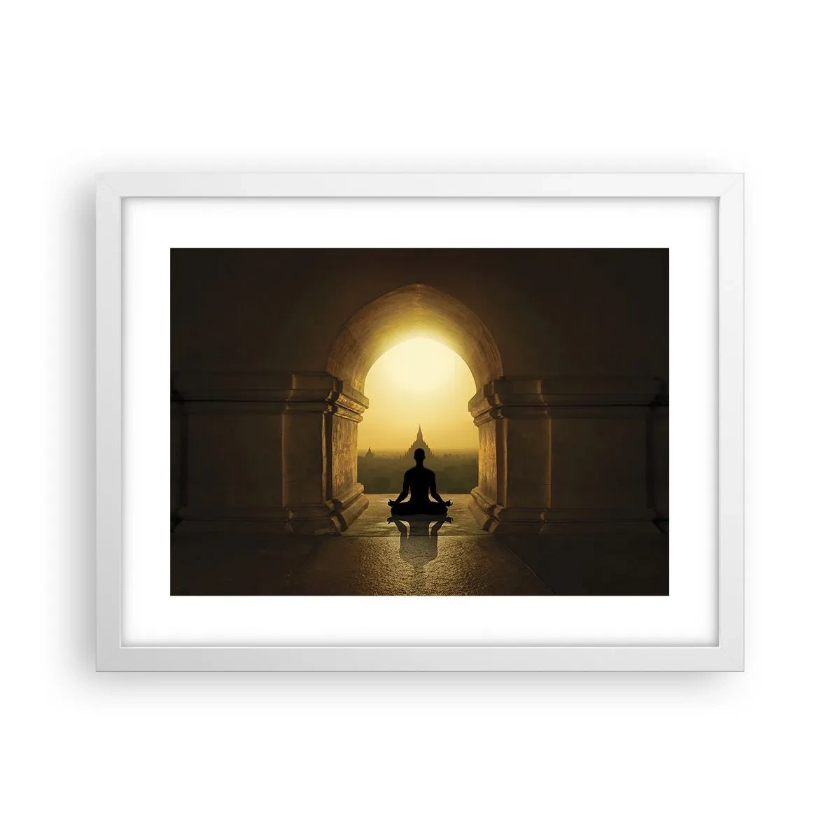 Affiche dans un cadre blanc - Poster - Pleine harmonie - 40x30 cm