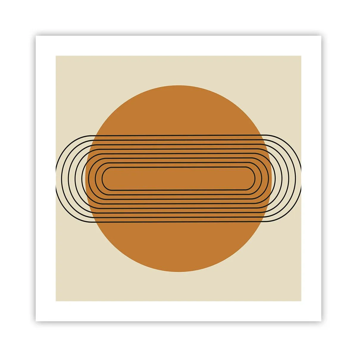 Affiche - Poster - Plan idéal - 50x50 cm