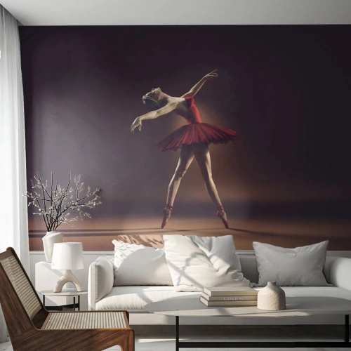 Papier Peint Photo Standard Eco - Une danseuse étoile - Ballerine, Danse, Ballet - 500x350 cm