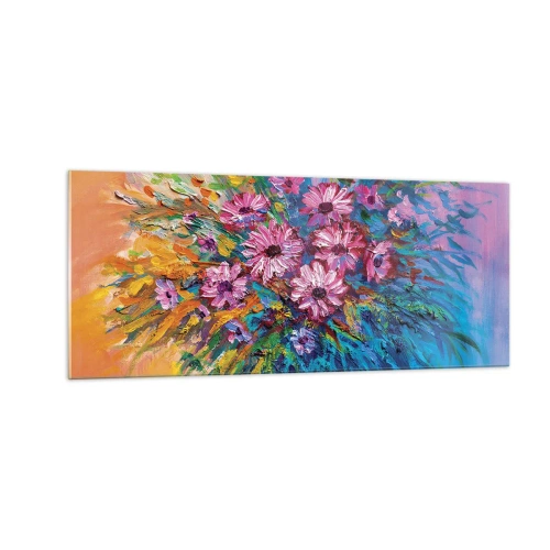 Impression sur verre - Image sur verre - Énergie de la vie - 100x40 cm