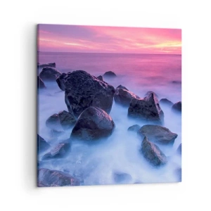 Impression sur toile - Image sur toile - Naissance dans la lumière et le brouillard - 50x50 cm