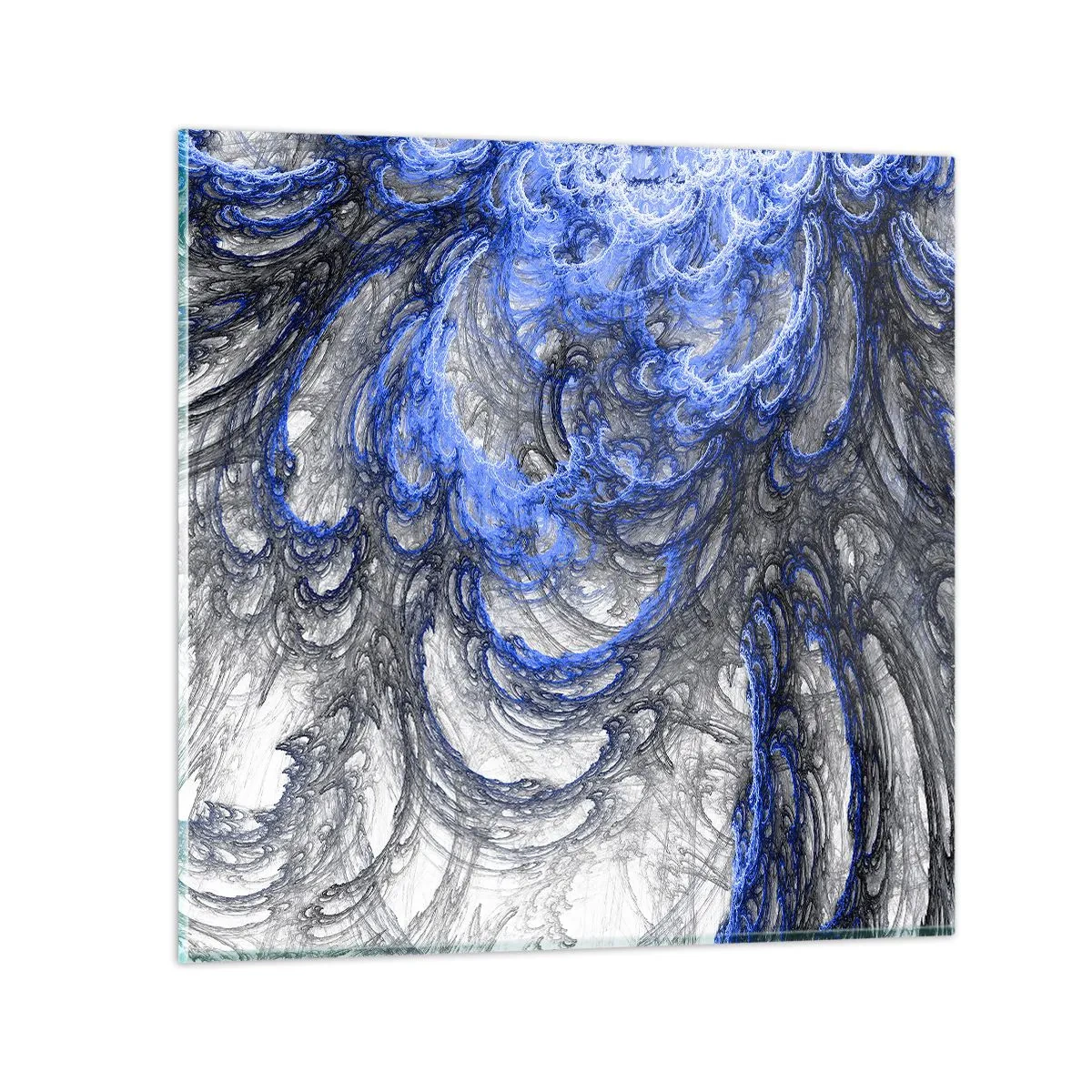 Impression sur verre - Image sur verre - La naissance d'une vague - 50x50 cm