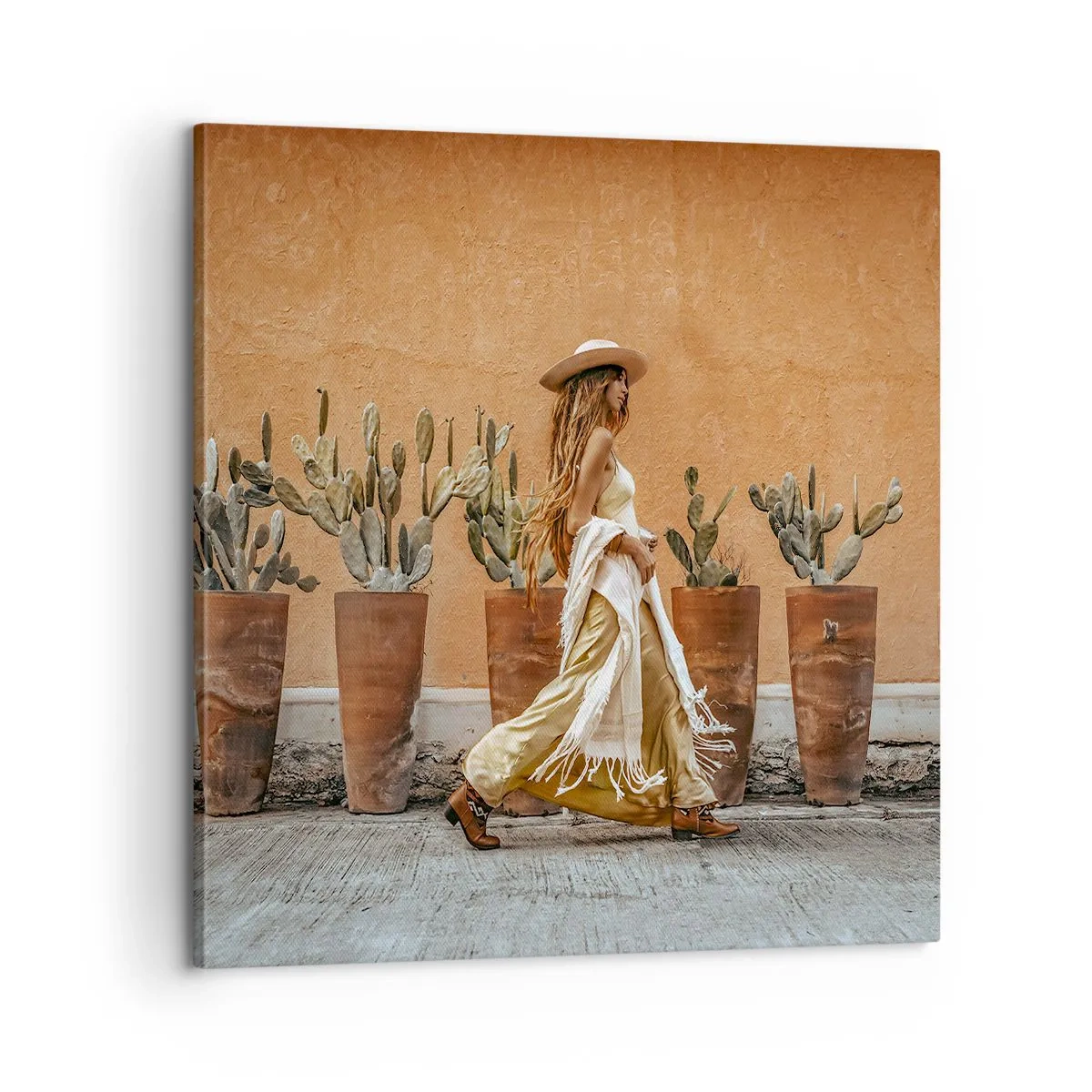 Impression sur toile - Image sur toile - Style hippie - 60x60 cm