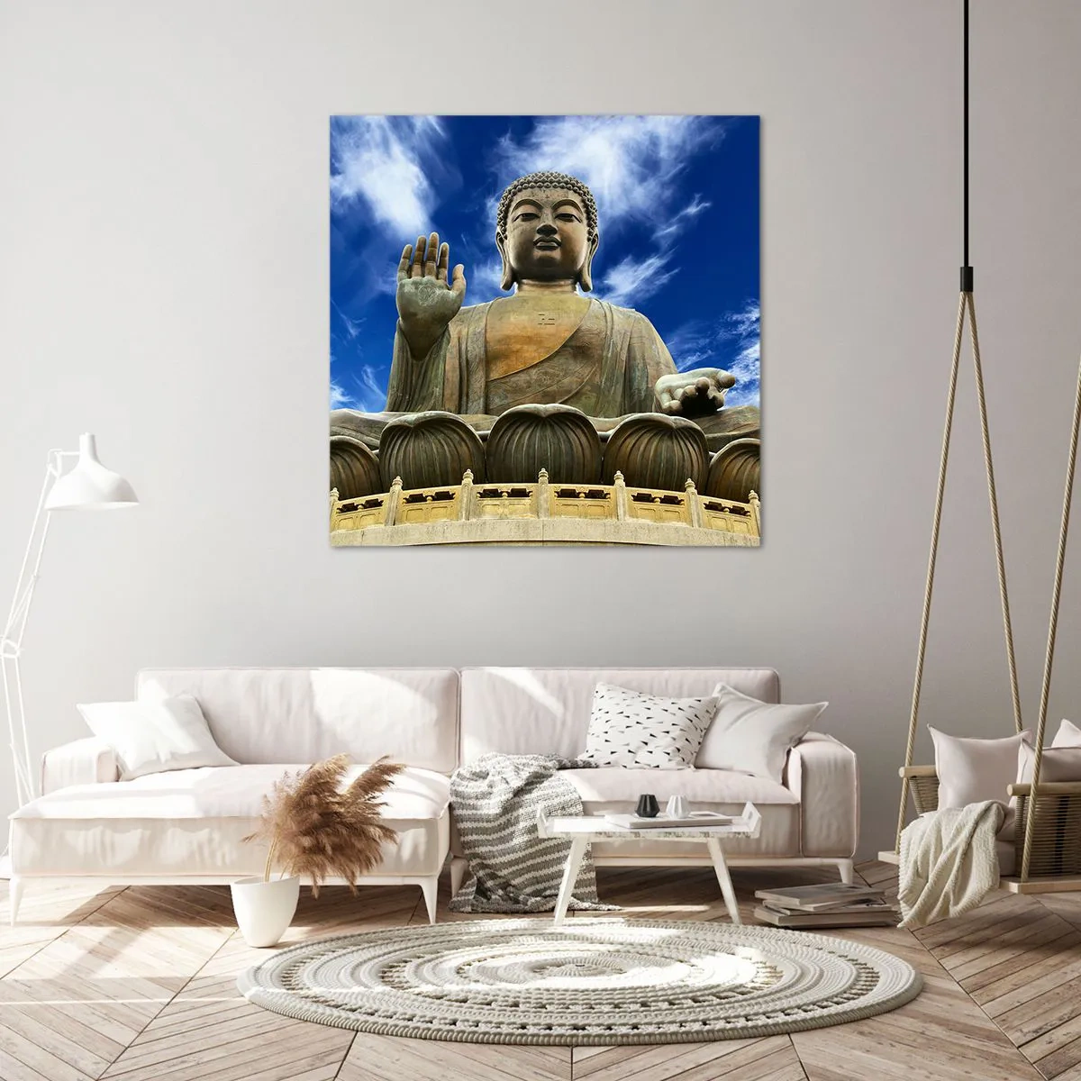 Impression sur toile - Image sur toile - Vivre sans peur - 60x60 cm