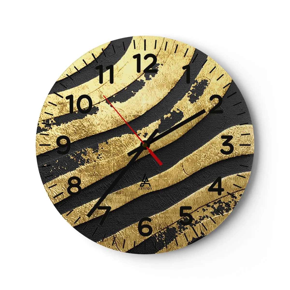 Horloge murale - Pendule murale - Tout coule - 40x40 cm