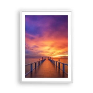 Affiche dans un cadre blanc - Poster - Sans fin - 50x70 cm