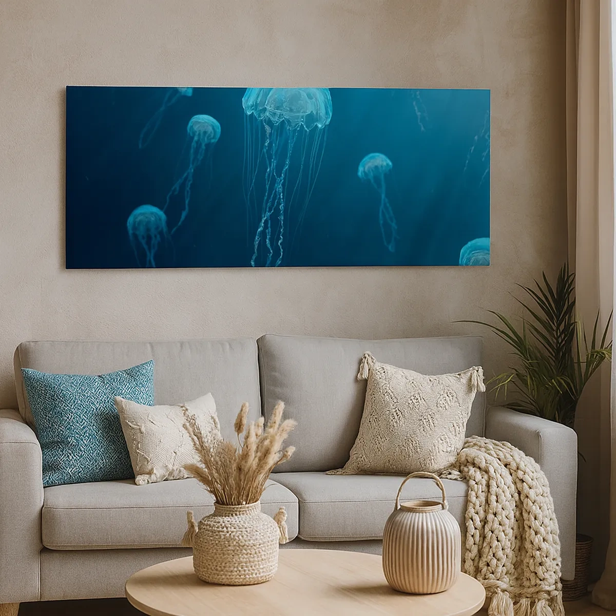 Impression sur toile - Image sur toile - Danse océanique - 30x30 cm