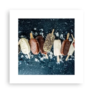 Affiche - Poster - Le goût de l'été chaud - 30x30 cm