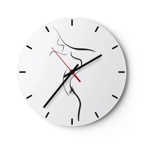 Horloge murale - Pendule murale - Insaisissable comme une vague - 40x40 cm