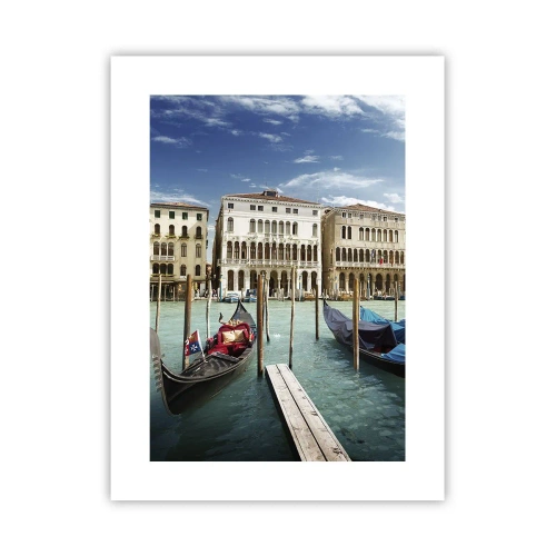 Affiche - Poster - Palace bleu ciel - 30x40 cm