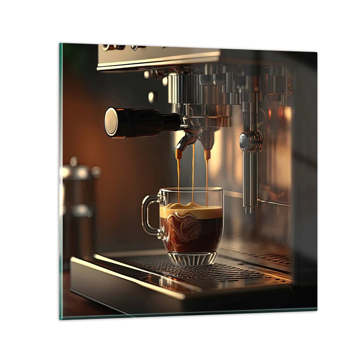 Impression sur verre - Image sur verre - Un mélange sensuel - 50x50 cm