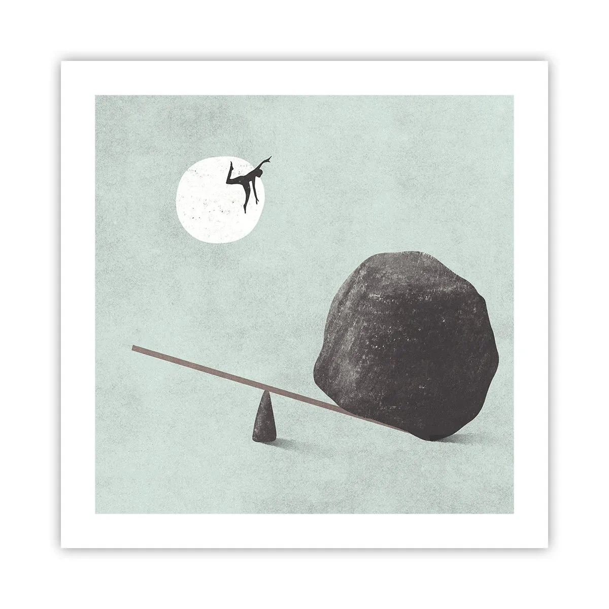 Affiche - Poster - Réalisation de ses rêves - 50x50 cm