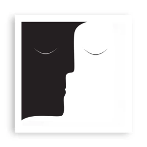 Affiche - Poster - Unité des contraires - 60x60 cm