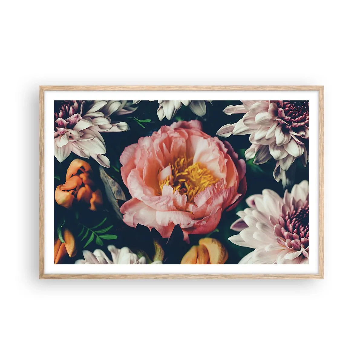 Affiche dans un chêne clair - Poster - Splendeur baroque - 91x61 cm