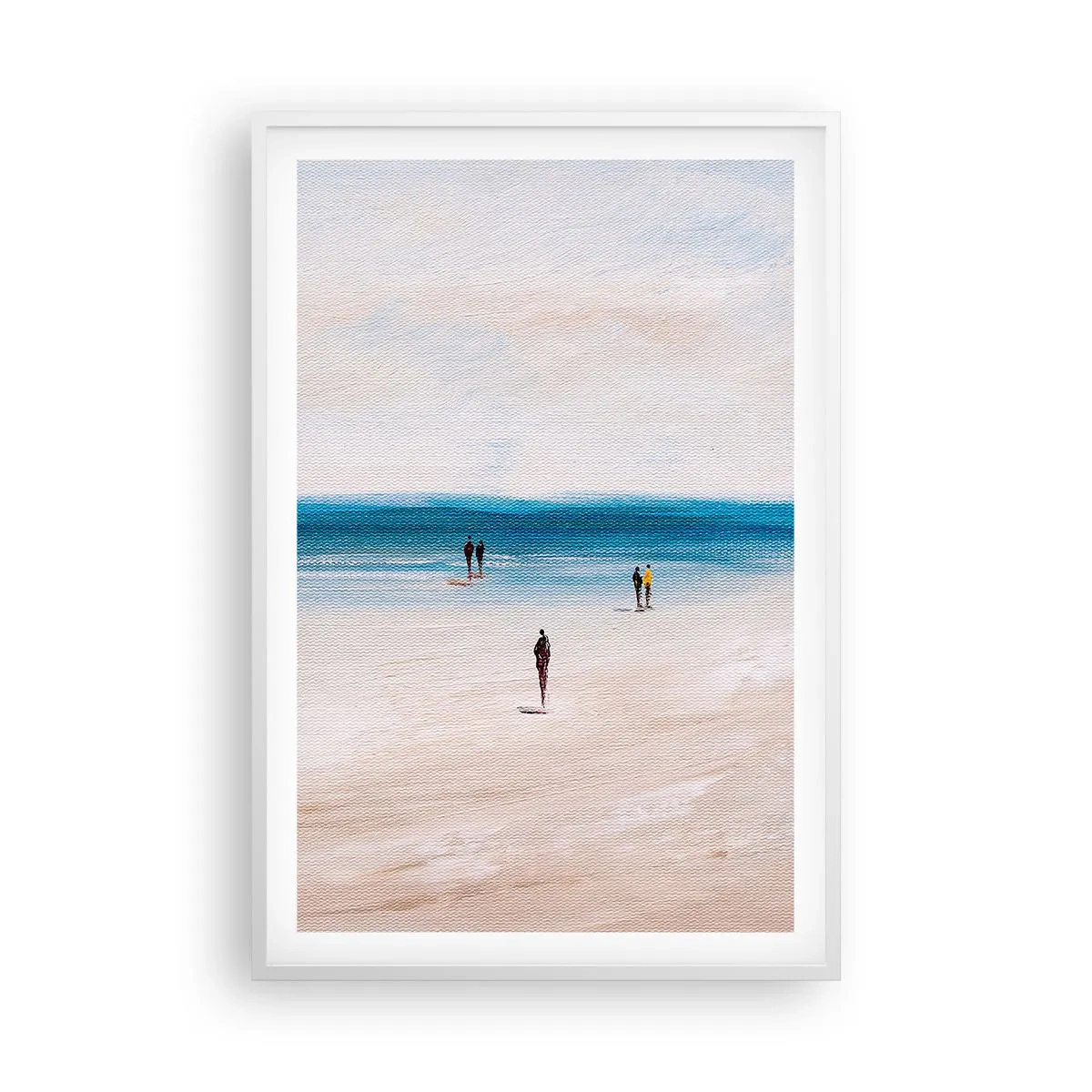 Affiche dans un cadre blanc - Poster - Un besoin naturel - 61x91 cm