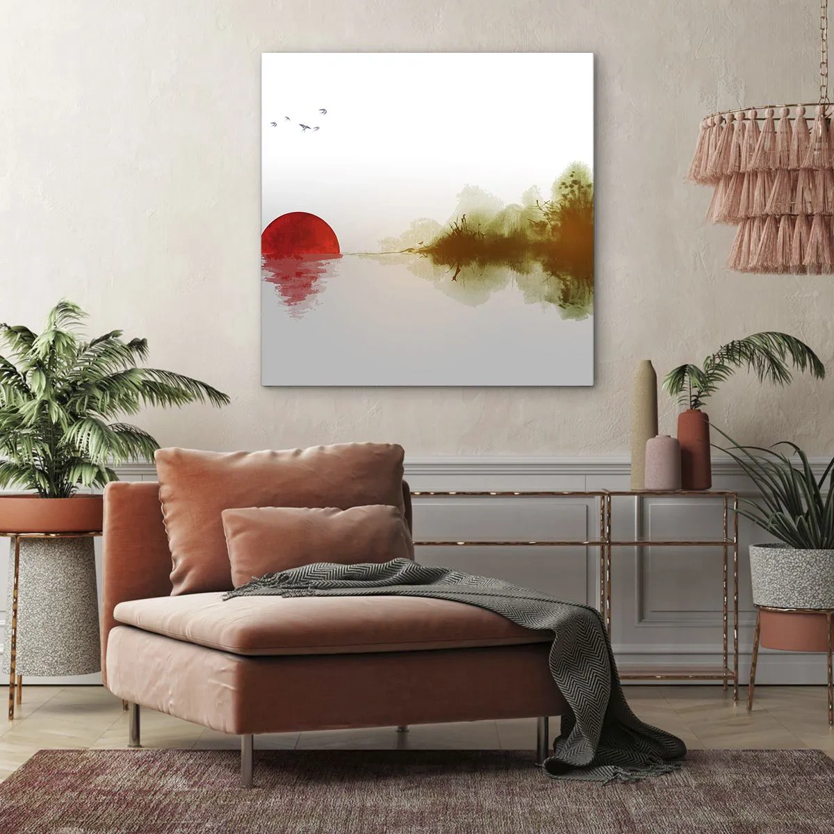 Impression sur toile - Image sur toile - Une promesse de paix - 70x70 cm