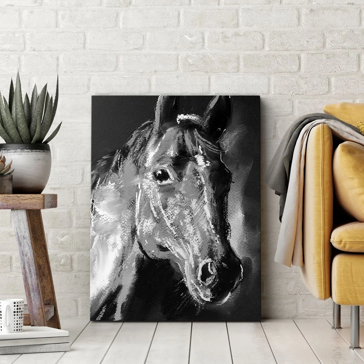 Impression sur toile - Image sur toile - L'éclat d'une âme noble - 55x100 cm