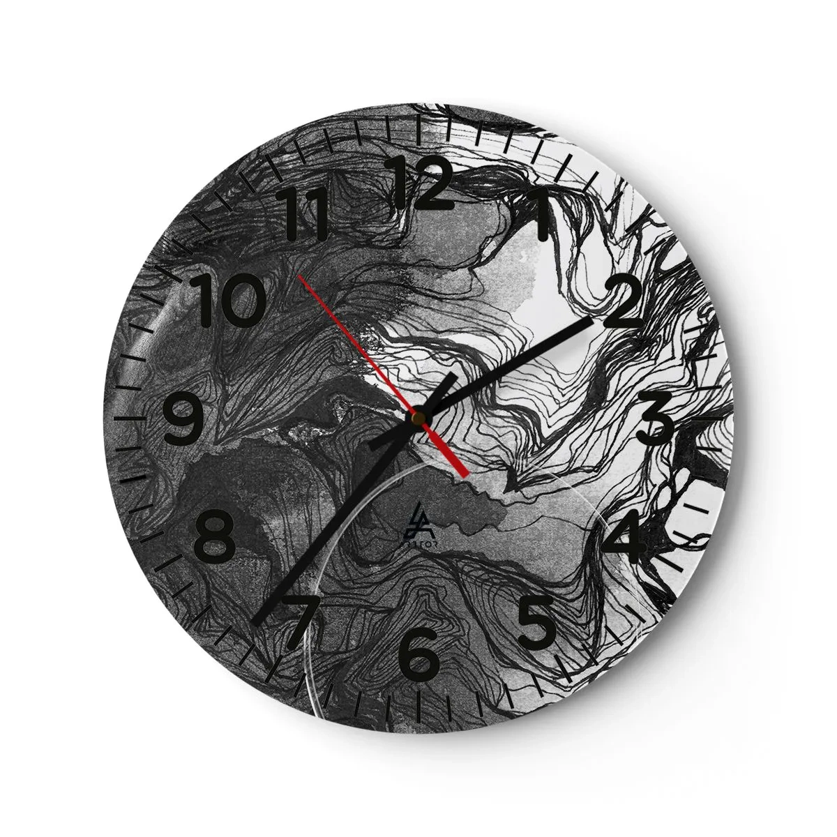 Horloge murale - Pendule murale - Emmêlé dans les rêves - 30x30 cm