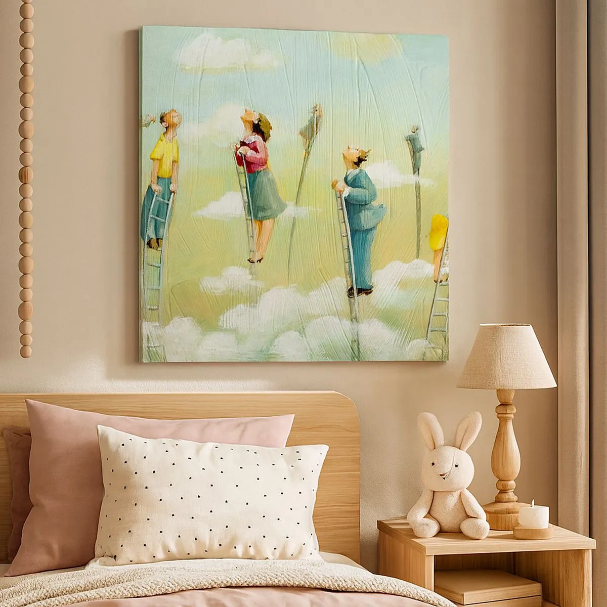 Impression sur toile - Image sur toile - Derrière ton rêve - 30x30 cm