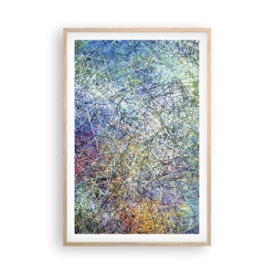 Affiche dans un chêne clair - Poster - Ce n'est pas si simple - 61x91 cm