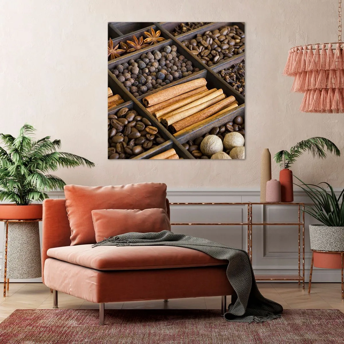 Impression sur toile - Image sur toile - Trésor d'arômes - 40x40 cm